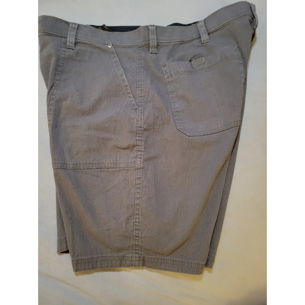 Weatherproof Ripstop Shorts Men's 38 Dark Gray Flat Front Cotton Blend - Picture 4 of 7